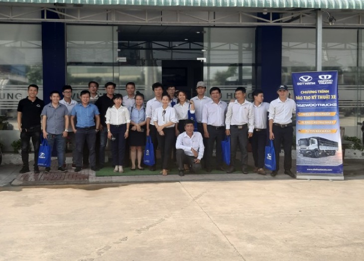 Đào tạo sản phẩm Daewoo Truck tại Công Ty TNHH MTV TM Ô Tô Vũ Hùng