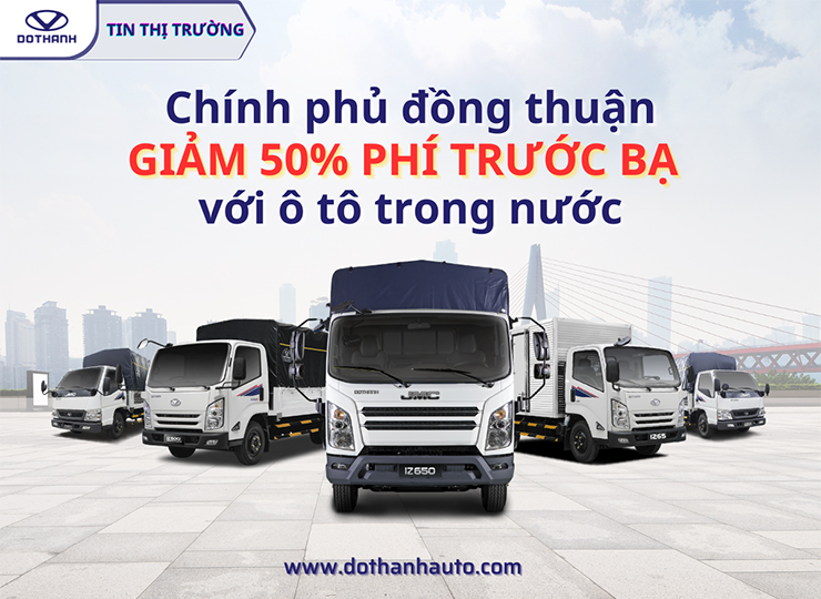 Chính phủ đồng thuận giảm 50% phí trước bạ với ô tô trong nước