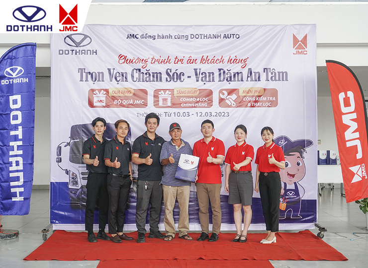 DOTHANH AUTO ĐỒNG HÀNH CÙNG JMC TƯNG BỪNG TRI ÂN KHÁCH HÀNG TẠI ĐÔ THÀNH THỦ ĐỨC
