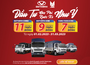 Ưu Đãi DOTHANH IZ “Đầu Tư Nhẹ Phí - Rước Xe Như Ý” | Hỗ Trợ LPTB Đến 11 Triệu