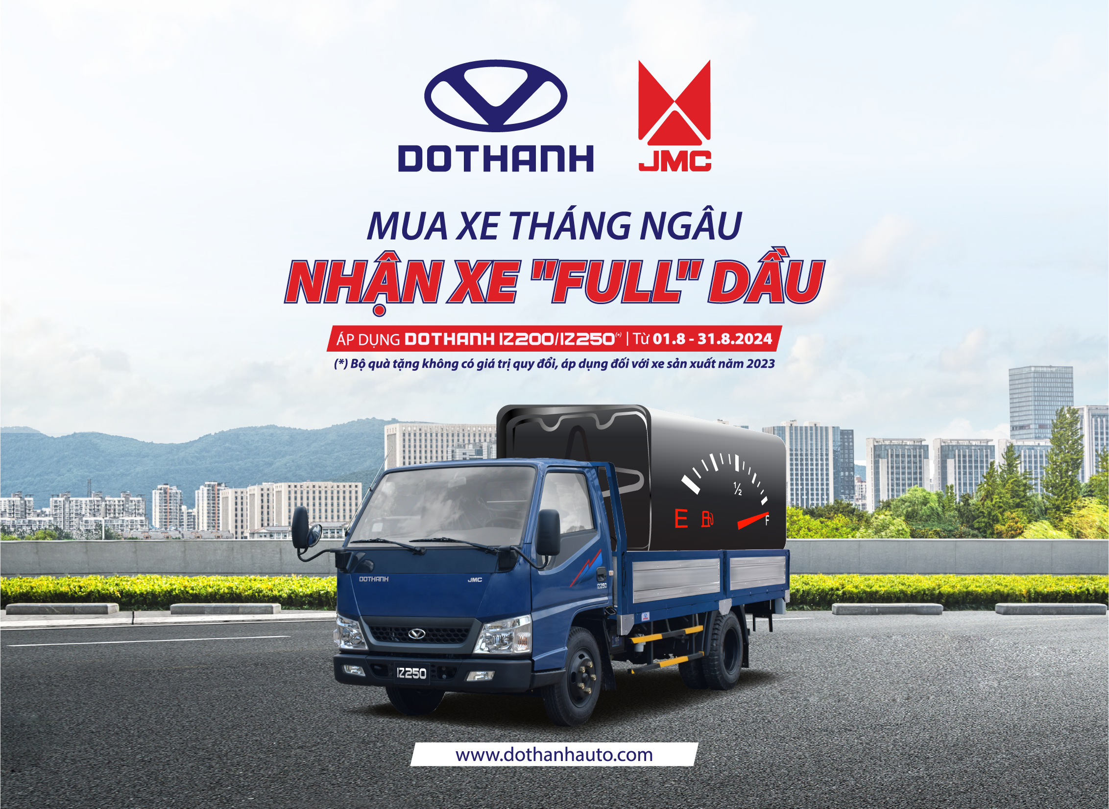 MUA XE THÁNG NGÂU - NHẬN XE “FULL” DẦU | Khuyến mãi khi mua DOTHANH IZ200 / IZ250