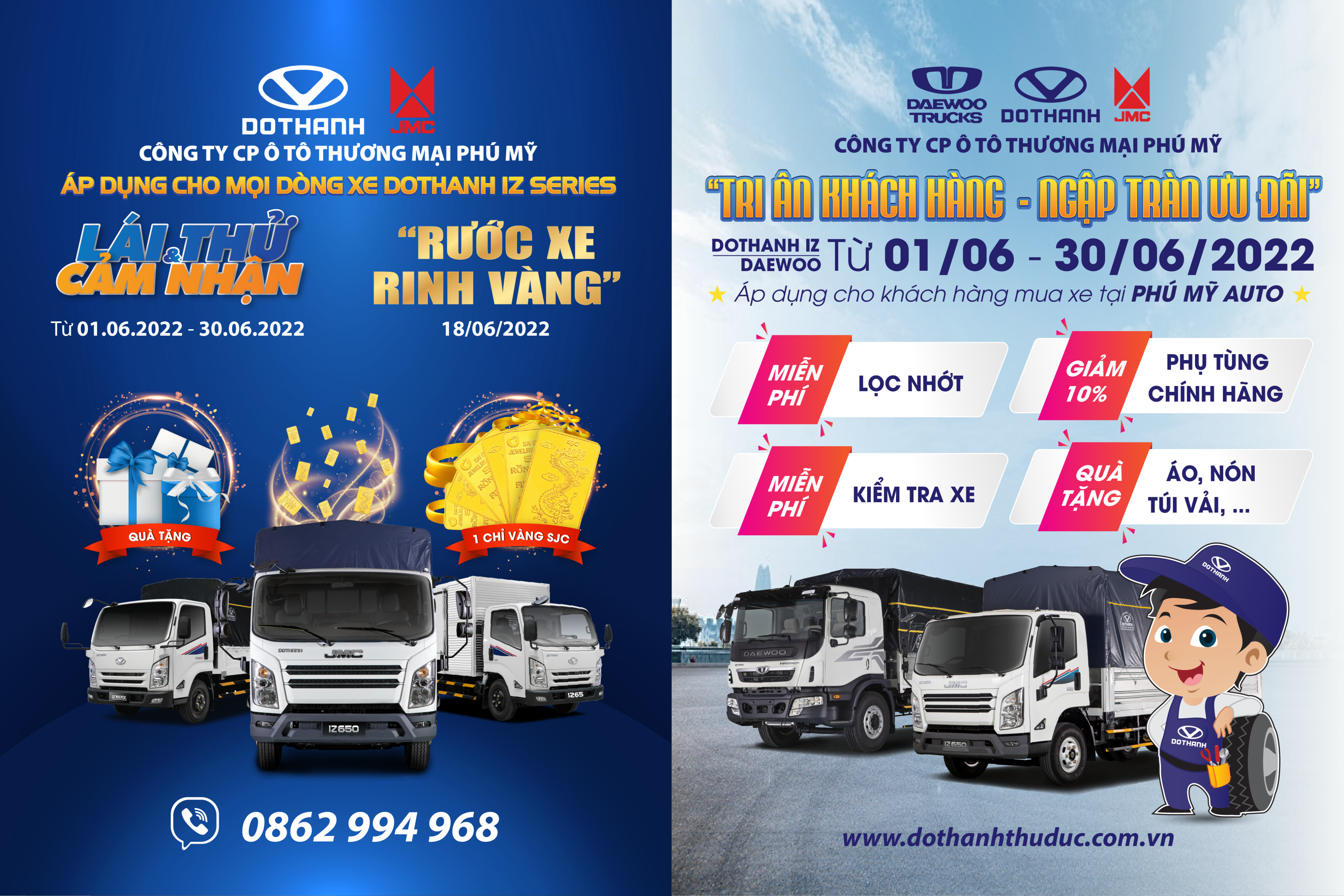 Sự kiện tháng 6: Test Drive lái thử Đô Thành IZ & Tri ân khách hàng tại Đại lý Đô Thành Thủ Đức