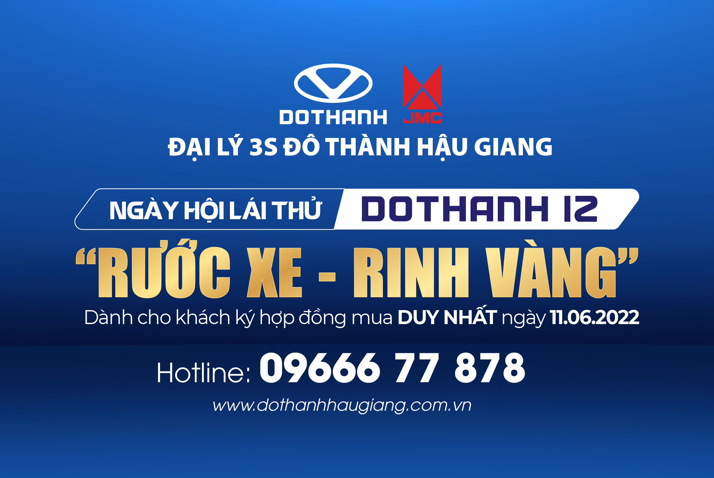 Ngày Hội Lái Thử “Rước Xe - Rinh Vàng” 11/06 Tại Đô Thành Hậu Giang