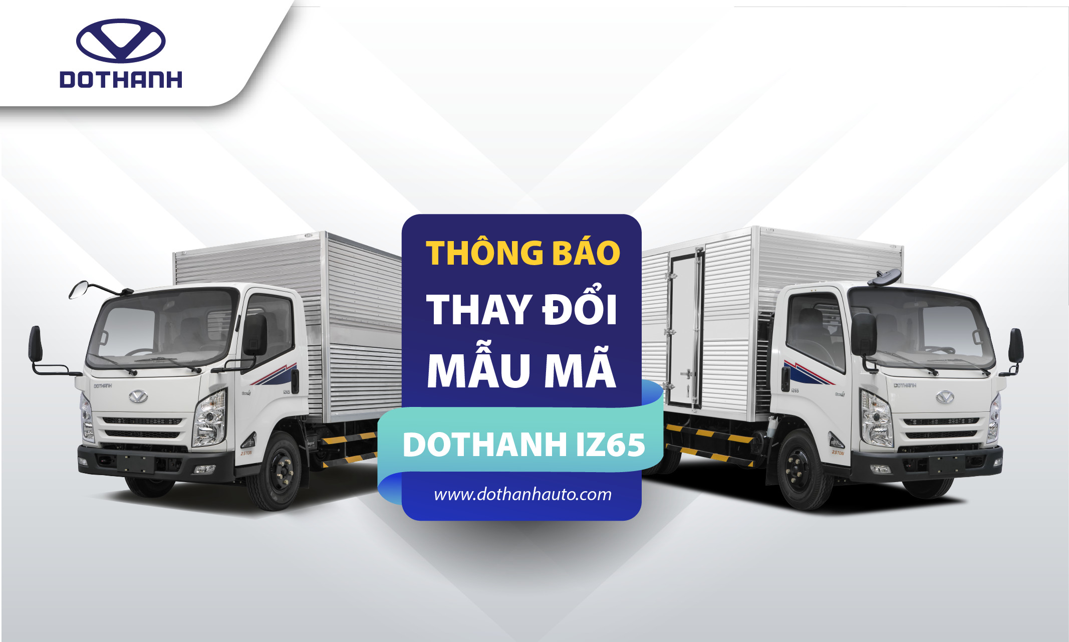 THÔNG BÁO THAY ĐỔI MẪU MÃ SẢN PHẨM DOTHANH IZ65