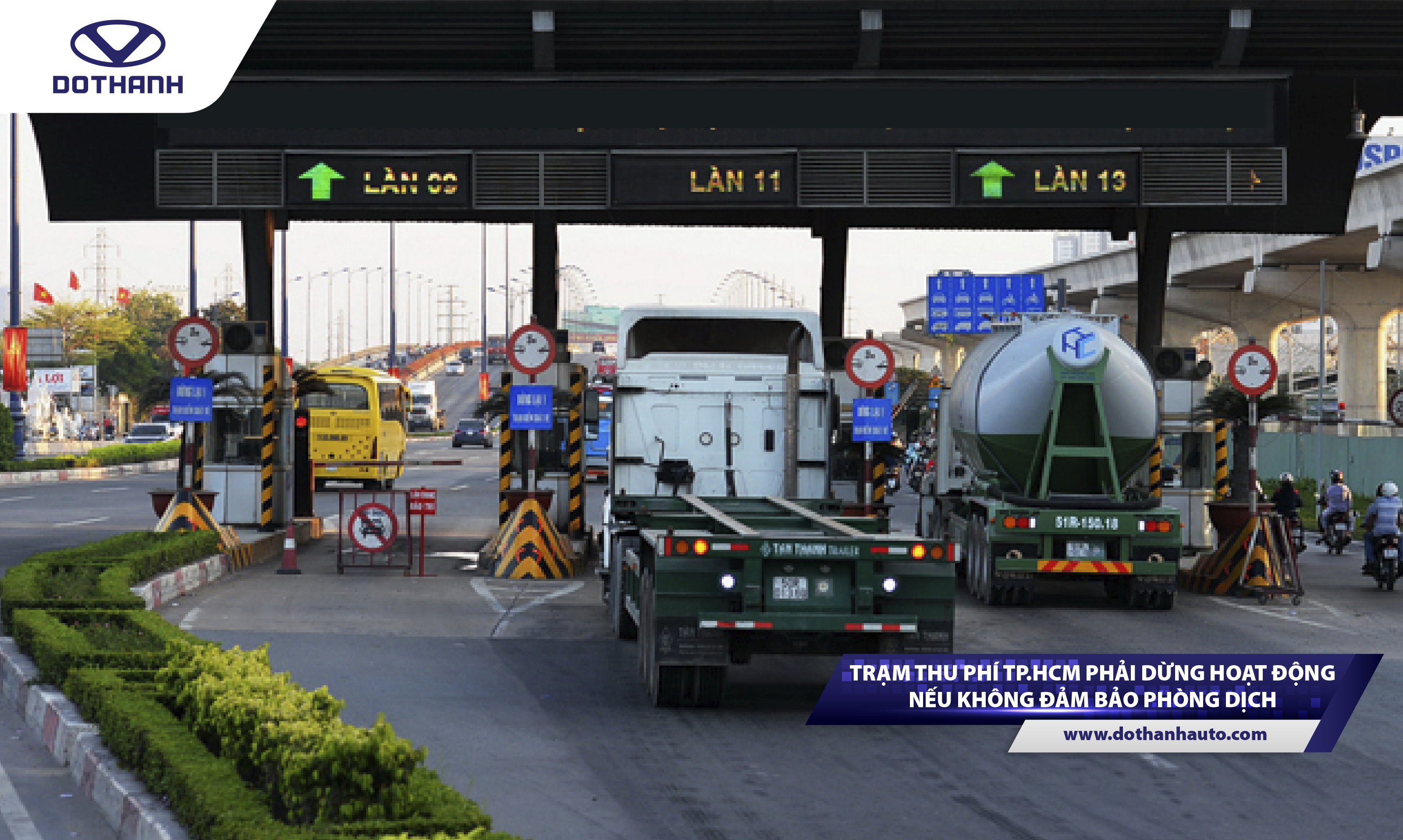 Trạm thu phí TP.HCM phải dừng hoạt động nếu không đảm bảo phòng dịch